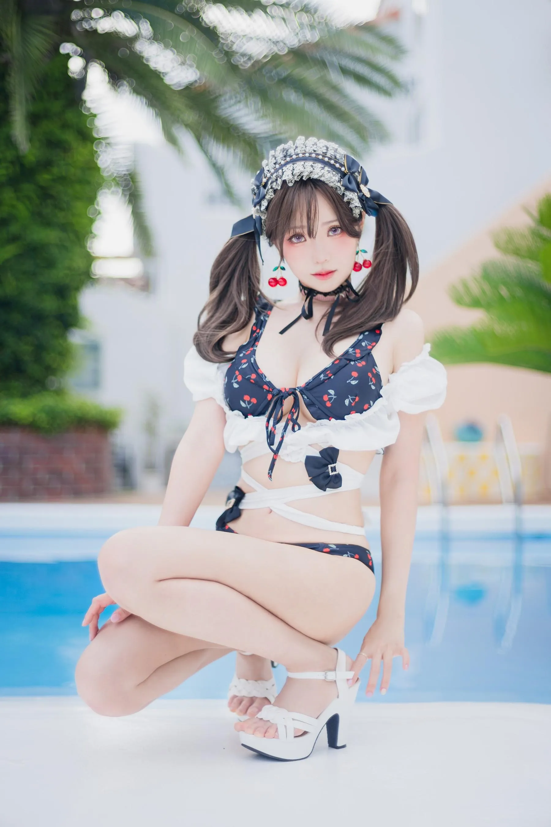 ElyEE子 – NO.120 2023.august B-櫻桃地雷系少女 Cherry Ground Mine Girl [23P]插图
